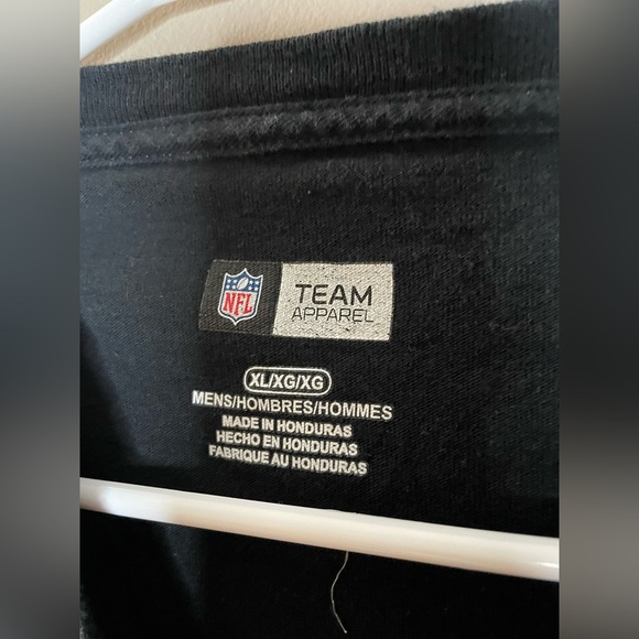 New England Patriots NFL Men's Black Team Logos Short Sleeve T-Shirt Size XL - Picture 4 of 5